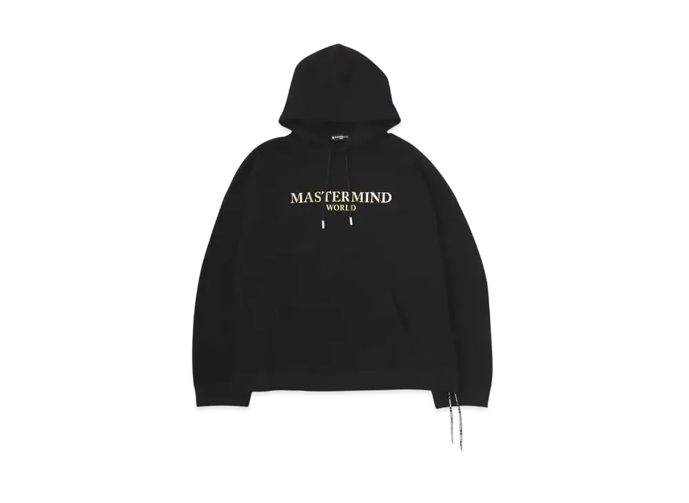 mastermind WORLD Oversized Foil Hoodie "Black"