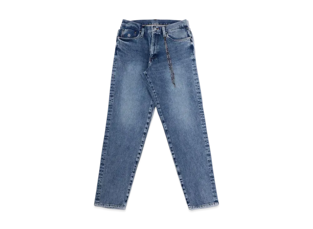 mastermind WORLD Slim Tapered 2 Way Stretched Denim Pants "Indigo"