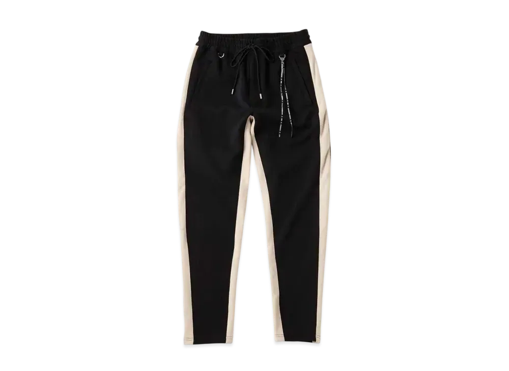 mastermind WORLD Slim Side Line Track Pants "Black Sand"