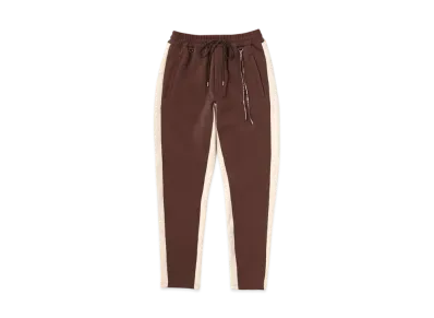 mastermind WORLD Slim Side Line Track Pants "Brown Sand"