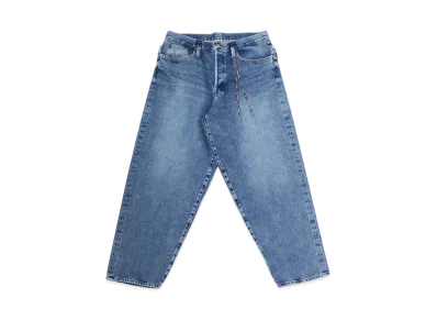 mastermind WORLD Baggy 2 Way Stretched Denim Pants "Indigo"