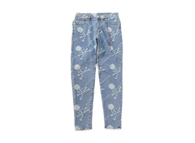 mastermind WORLD Slim Monogram Denim Pants "Indigo"