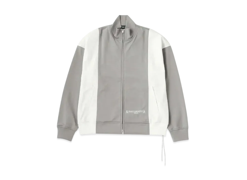 mastermind WORLD Oversized 2 Color Track Jacket "Gray White"