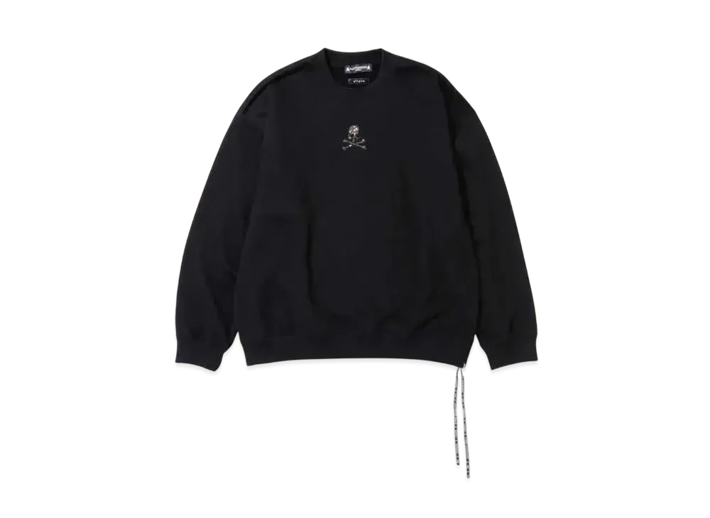 mastermind WORLD B. Swarovski(R) High Crewneck "Black"