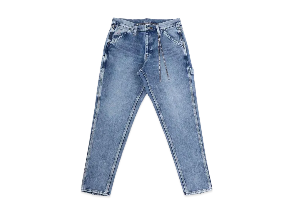 mastermind WORLD Slim Tapered 2 Way Stretched Work Denim Pants "Indigo"