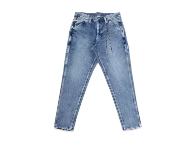 mastermind WORLD Slim Tapered 2 Way Stretched Work Denim Pants "Indigo"