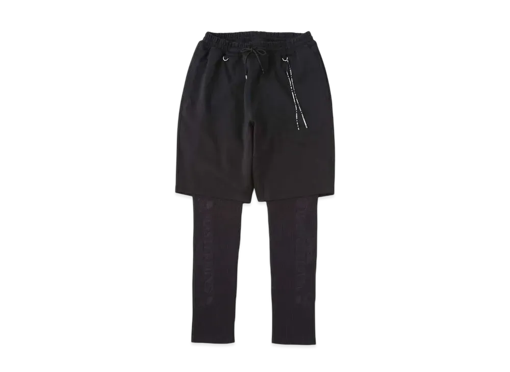 mastermind WORLD Layered Pants "Black"