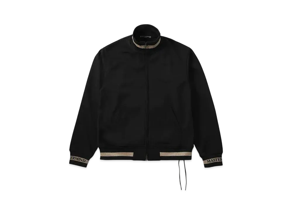 mastermind WORLD Colorribbed Track Jacket "Black Gold"