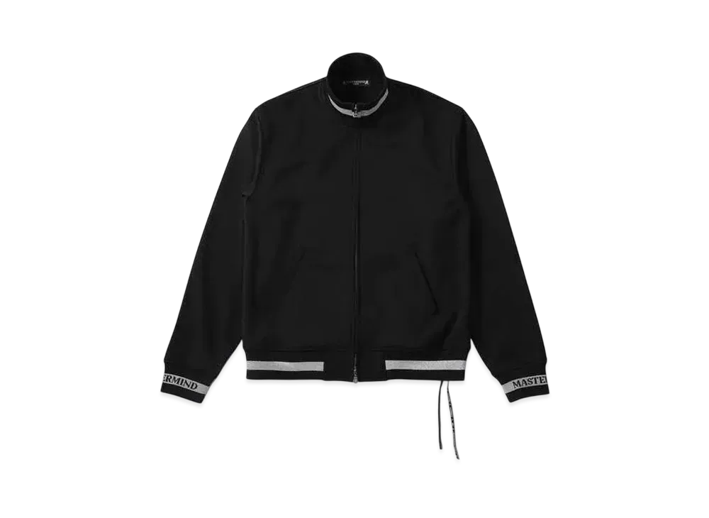 mastermind WORLD Colorribbed Track Jacket "Black Silver"