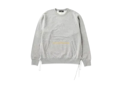 mastermind WORLD Hand-Stitched Crewneck "Top Gray"