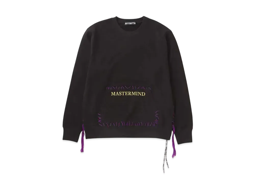 mastermind WORLD Hand-Stitched Crewneck "Black"