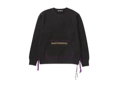 mastermind WORLD Hand-Stitched Crewneck "Black"