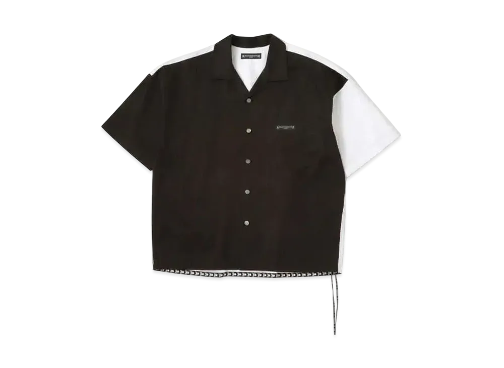 mastermind WORLD Color Block SS Shirt "Black White"