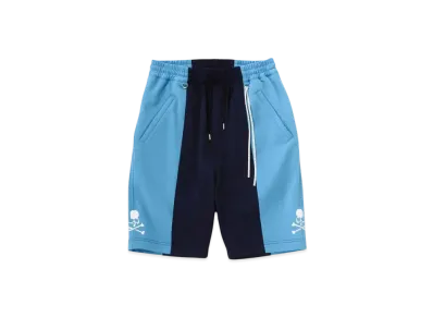 mastermind WORLD 3 Color Track Shorts "Navy Sky Blue"