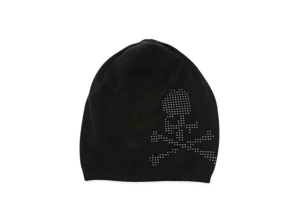 mastermind WORLD Baby Cashmere Beaded Beanie "Black"