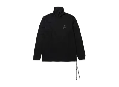 mastermind WORLD Swarovski(R) Turtleneck LS Tee "Black"