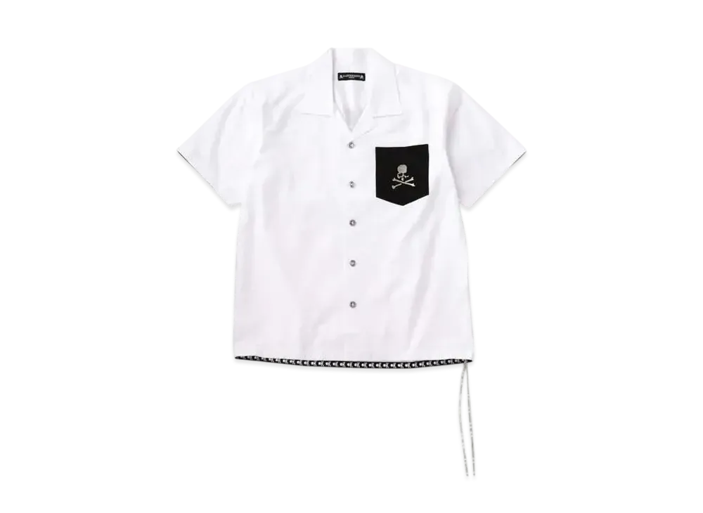mastermind WORLD Masterseed Satin SS Shirt "White"