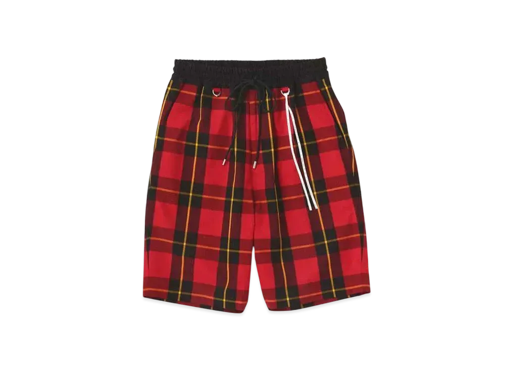 mastermind WORLD Block Plaid Shorts "Red (Block Plaid)"