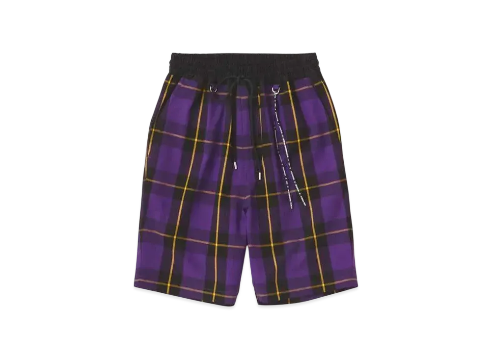 mastermind WORLD Block Plaid Shorts "Purple Base (Purple Plaid)"