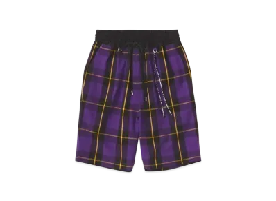 mastermind WORLD Block Plaid Shorts "Purple Base (Purple Plaid)"