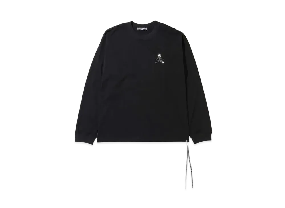 mastermind WORLD Boxy Swarovski(R) LS Tee "Black"