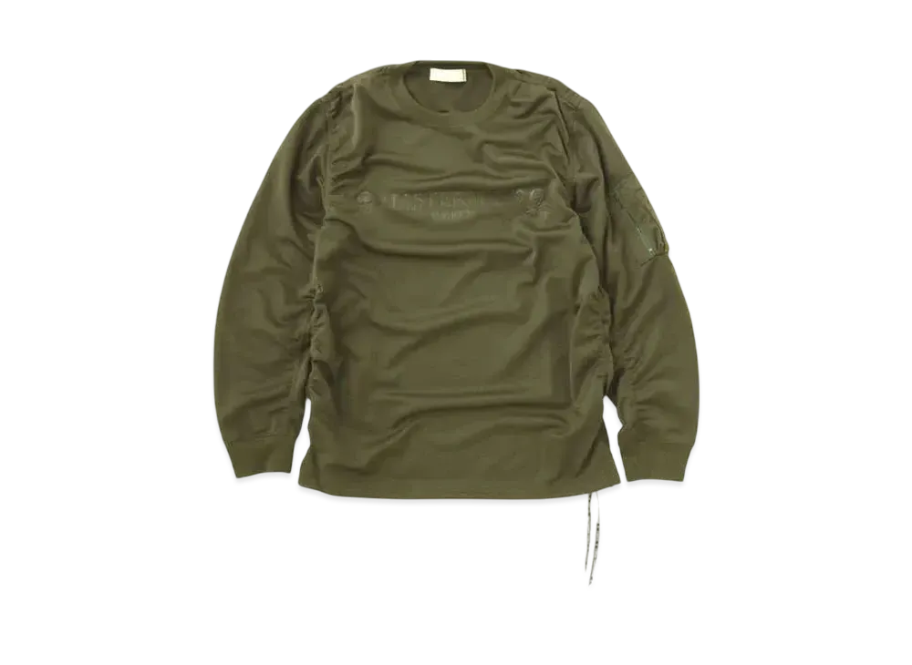 mastermind WORLD Bomber LS Tee "Olive"