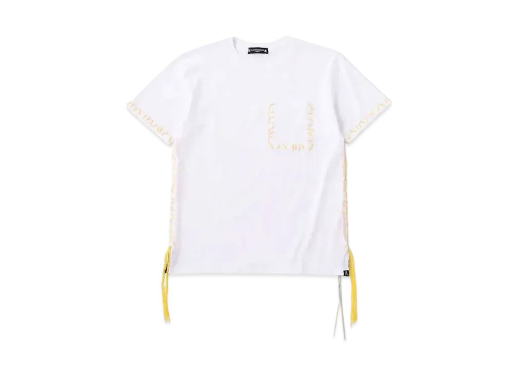 mastermind WORLD Hand Stitched Tee "White"