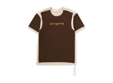 mastermind WORLD Double Layered Tee "Brown Sand"