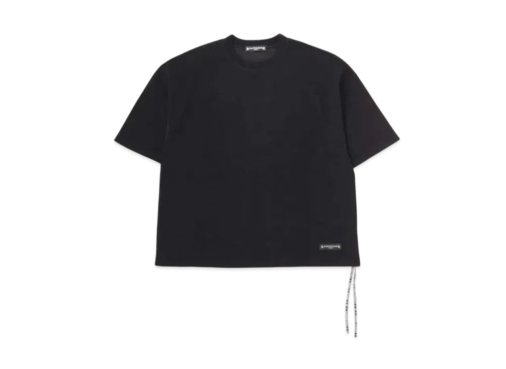 mastermind WORLD Boxy Pile Circle Tee "Black"