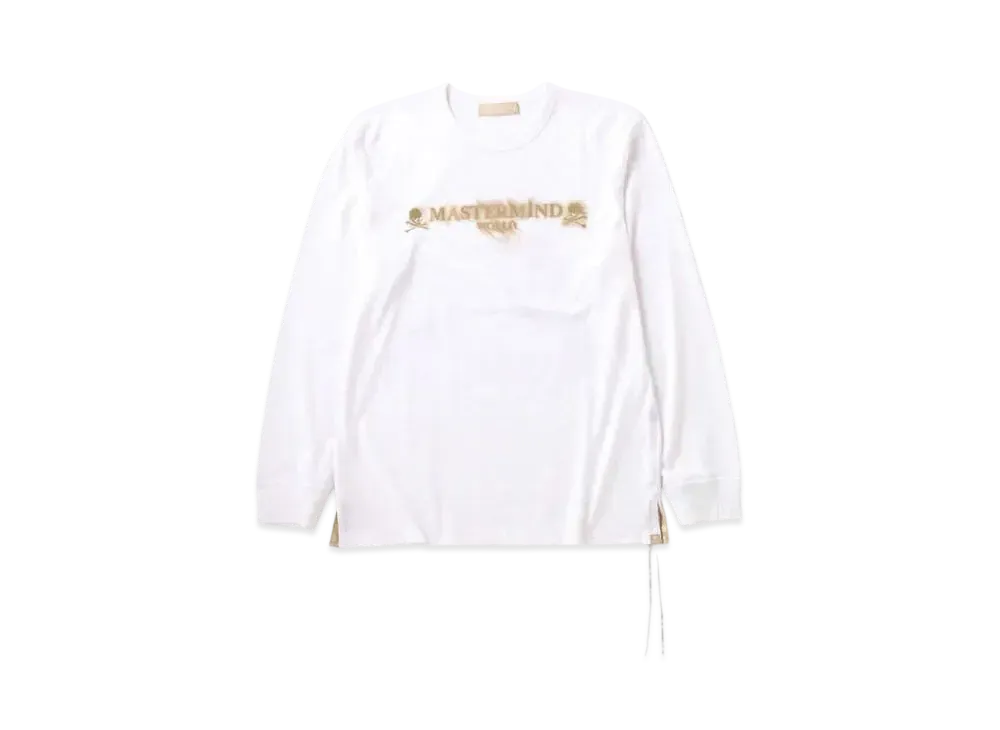 mastermind WORLD Sand Logo LS Tee "White"