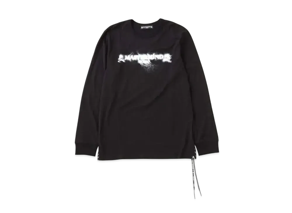 mastermind WORLD Sand Logo LS Tee "Black"