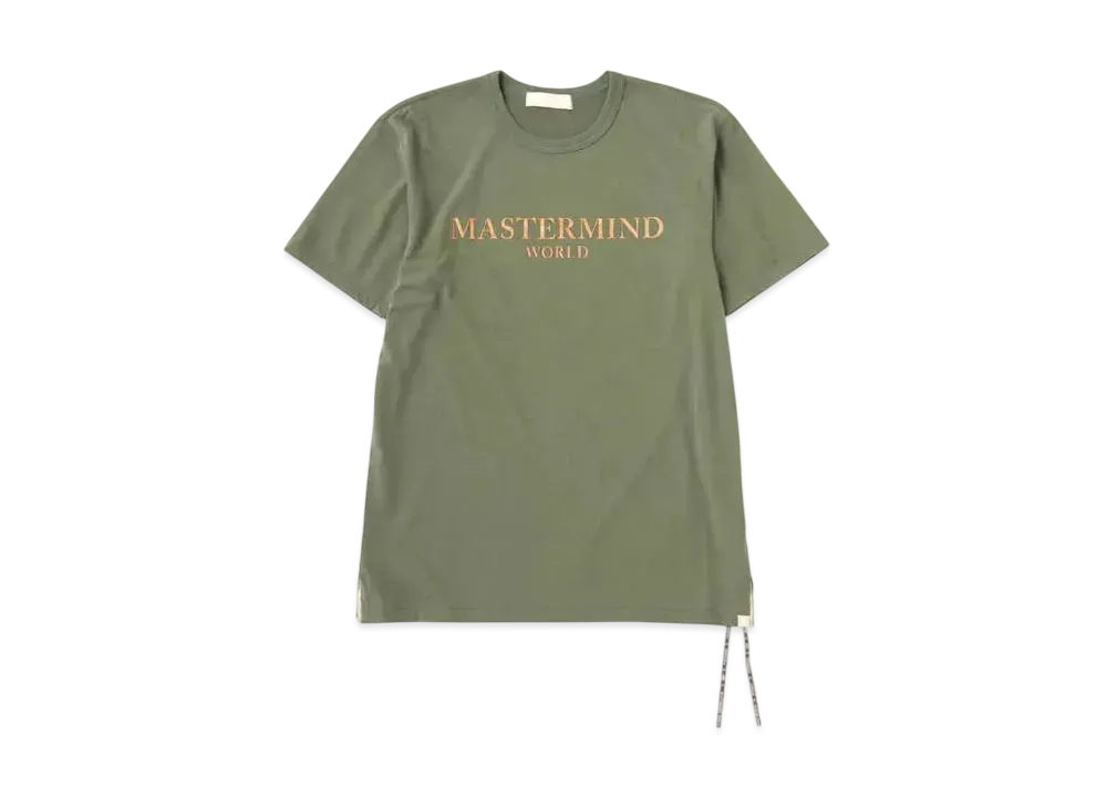 mastermind WORLD Cork Tee "Olive"
