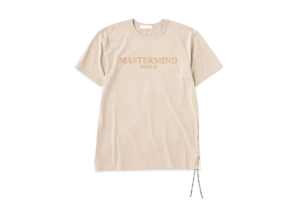 mastermind WORLD Cork Tee "Sand"