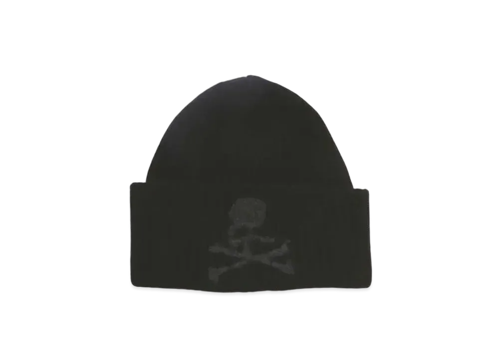 mastermind WORLD Cashmere Needle Punch Beanie "Black"