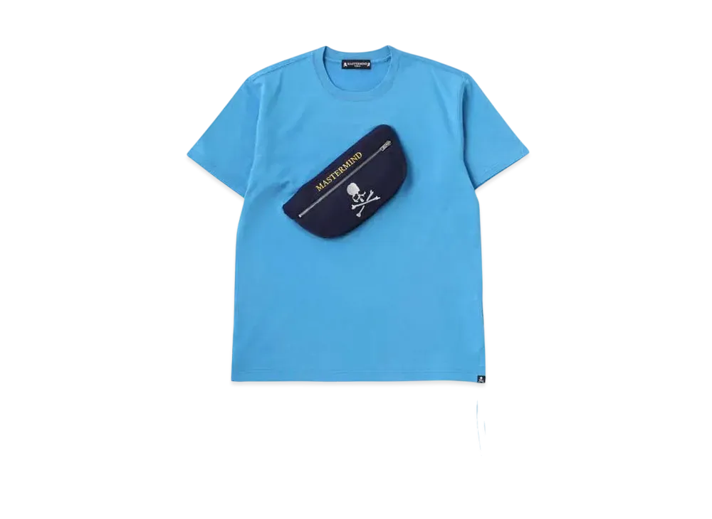 mastermind WORLD Bag Pocket SS Crewneck 2 "Sky Blue"