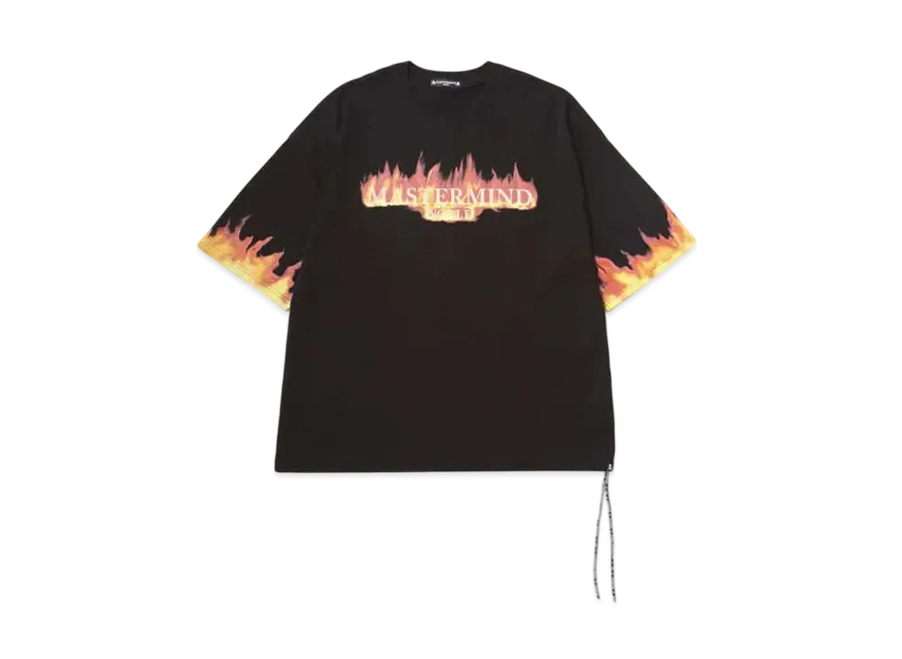mastermind WORLD Boxy Frame Tee "Black (Orange)"