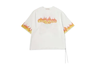 mastermind WORLD Boxy Frame Tee "White (Blue)"