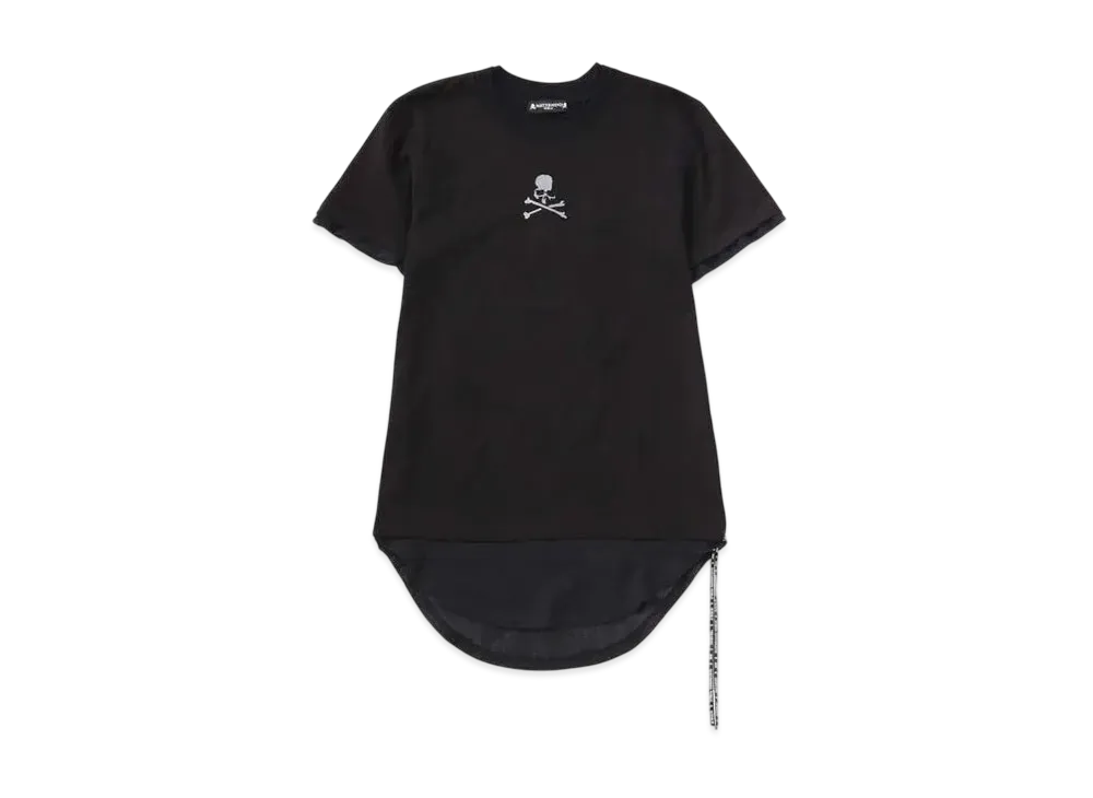 mastermind WORLD Layered Tee "Black Black (Small)"