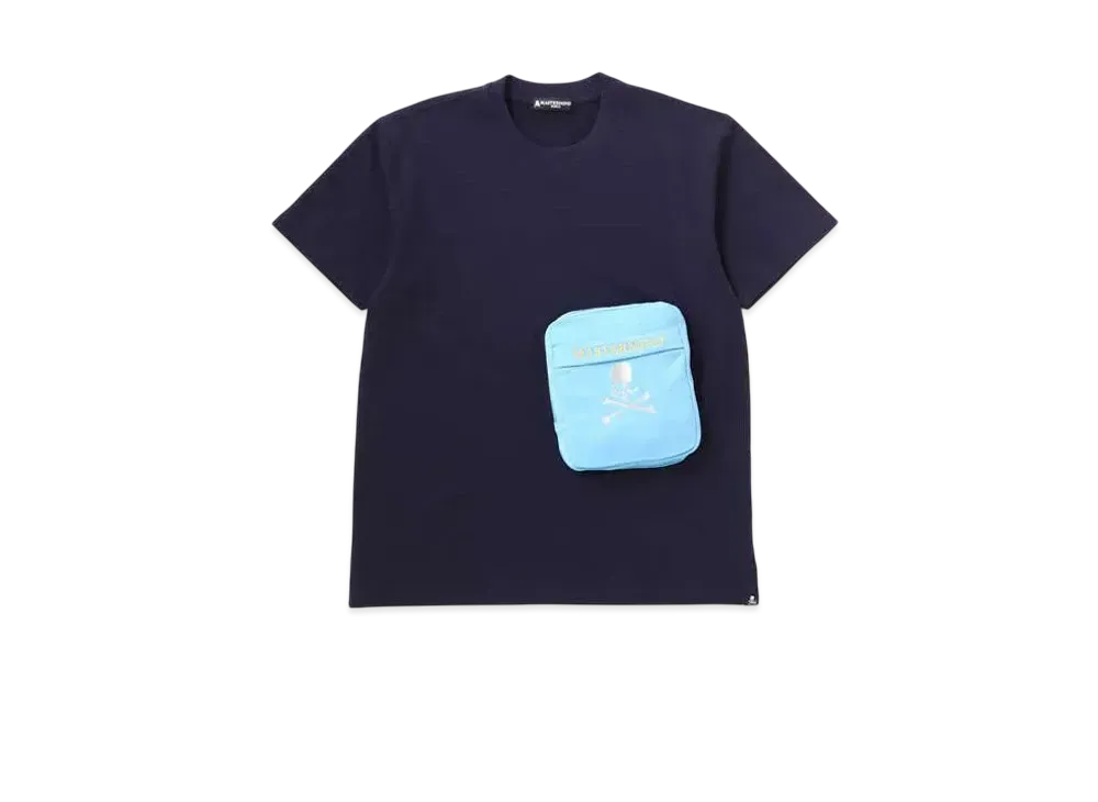 mastermind WORLD Bag Pocket SS Crewneck 1 "Navy"