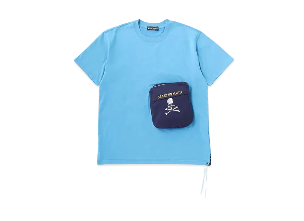 mastermind WORLD Bag Pocket SS Crewneck 1 "Sky Blue"