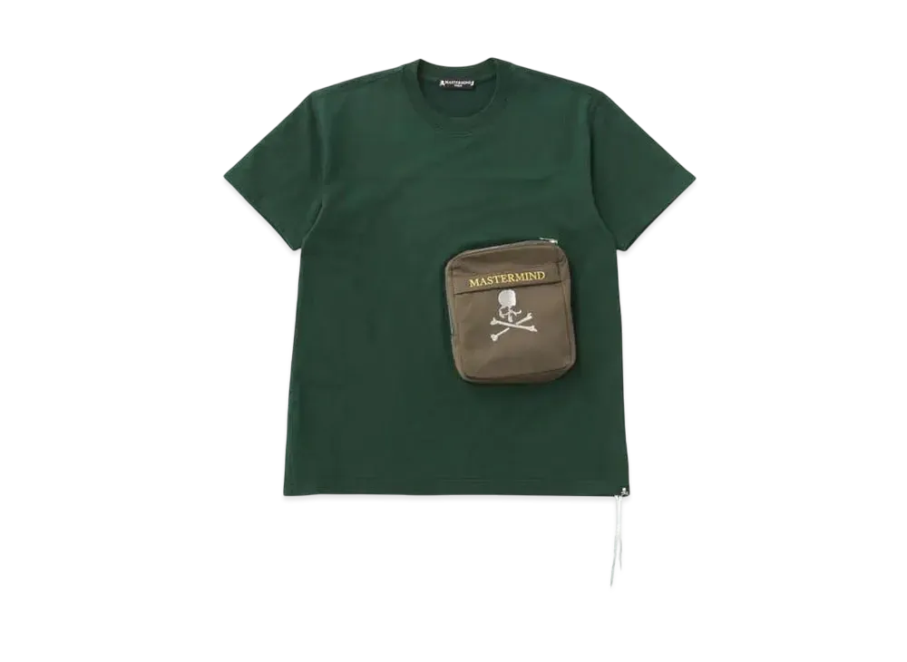 mastermind WORLD Bag Pocket SS Crewneck 1 "Dark Green"