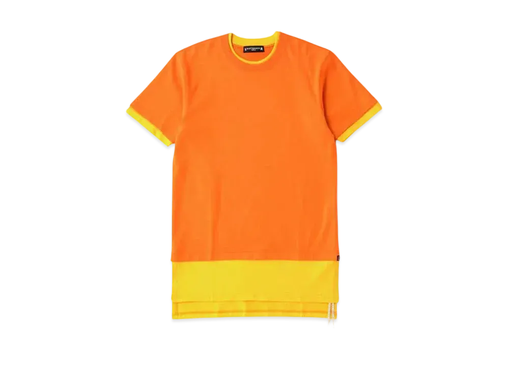 mastermind WORLD Layered Tee "Orange Yellow"