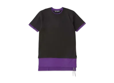 mastermind WORLD Layered Tee "Black Purple"
