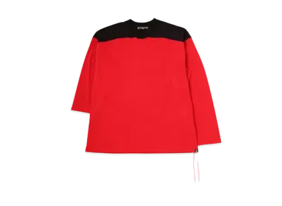 mastermind WORLD Football LS Tee "Black Red White"