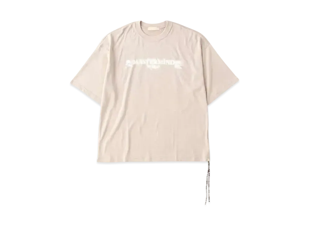 mastermind WORLD Boxy Sand Logo Tee "Sand"
