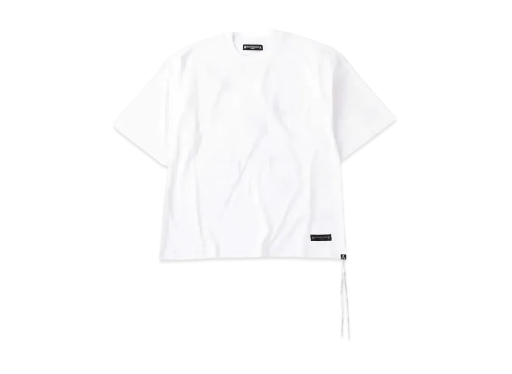 mastermind WORLD Boxy Cursive Logo Tee "White"