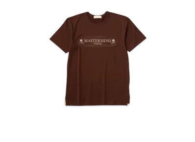 mastermind WORLD Noise Tee "Brown"
