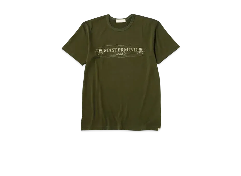 mastermind WORLD Noise Tee "Olive"