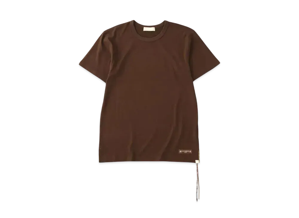 mastermind WORLD Cursive Logo Tee "Brown"