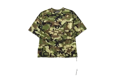 mastermind WORLD Boxy Velour Tee "Wood Land"